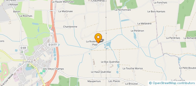 localisation de l'entreprise AC FROID 35  GUIPRY-MESSAC