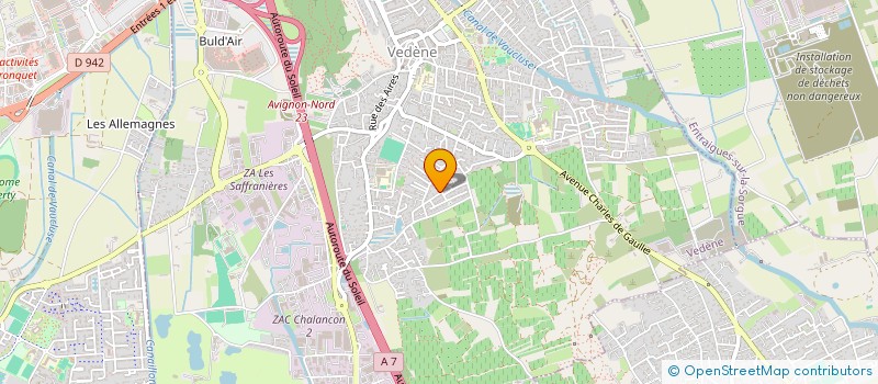 localisation de l'entreprise AC GESTION  ENTRAIGUES-SUR-LA-SORGUE