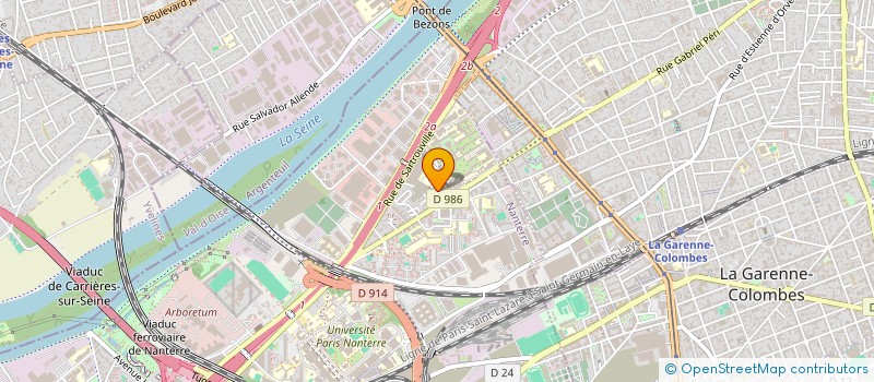 localisation de l'entreprise AC GESTION  NANTERRE