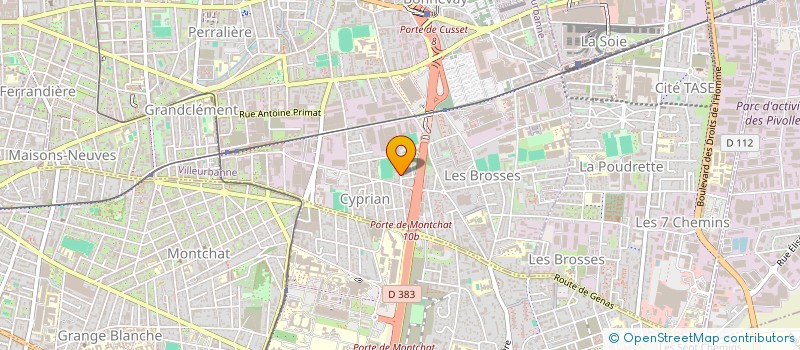 localisation de l'entreprise AC GLOBALE STRATEGIE  VILLEURBANNE