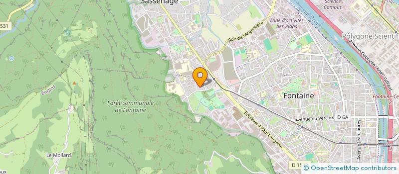 localisation de l'entreprise AC GREEN  FONTAINE