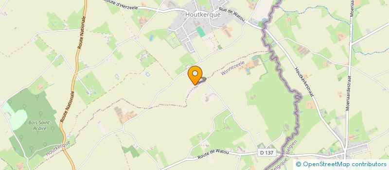 localisation de l'entreprise AC GROUP à HOUTKERQUE