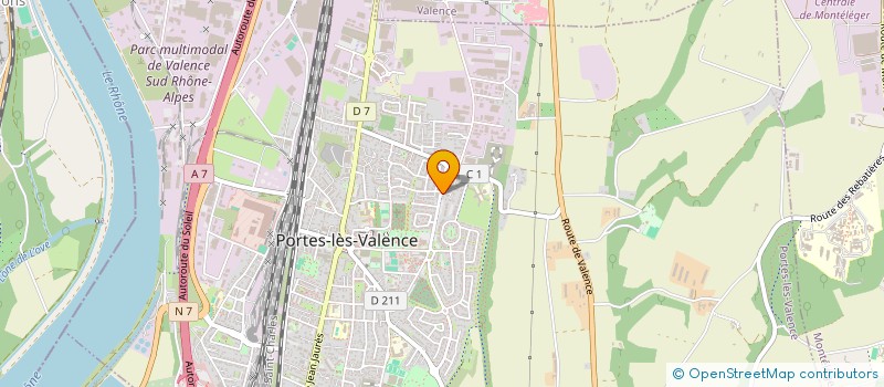 localisation de l'entreprise AC GROUPE  PORTES-LES-VALENCE