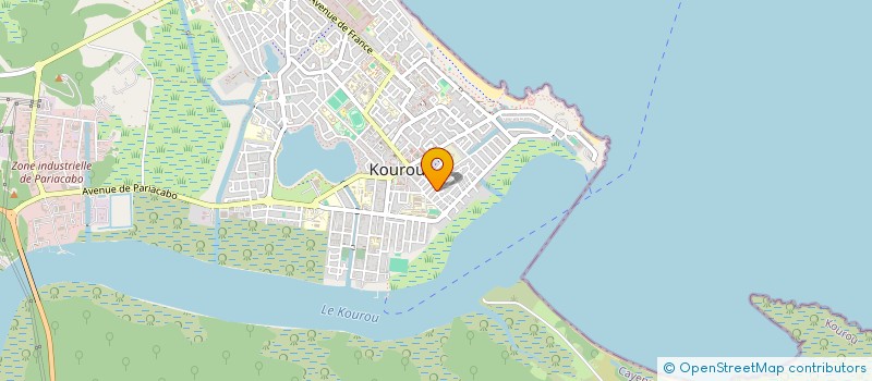 localisation de l'entreprise AC HOLDING à KOUROU