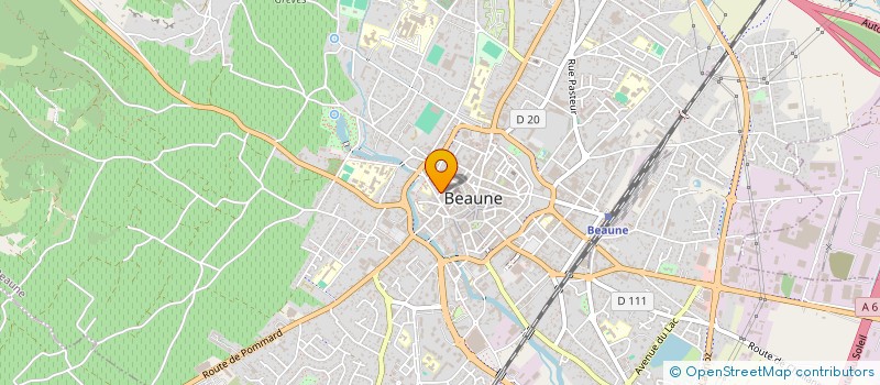 localisation de l'entreprise AC HOLDING à BEAUNE