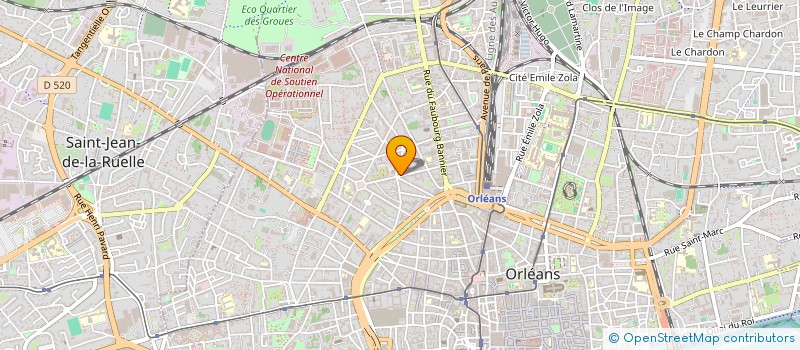 localisation de l'entreprise AC IMMO 2 à ORLEANS