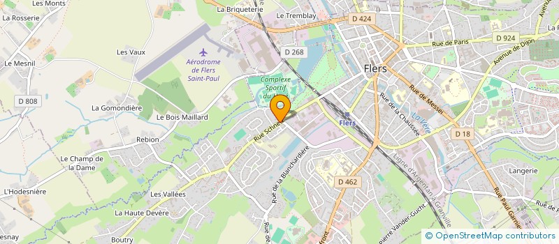 localisation de l'entreprise AC IMMO à FLERS