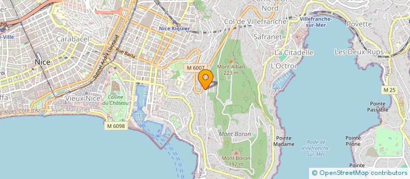 localisation de l'entreprise AC IMMO à NICE