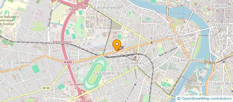 localisation de l'entreprise AC IMMO à TOULOUSE