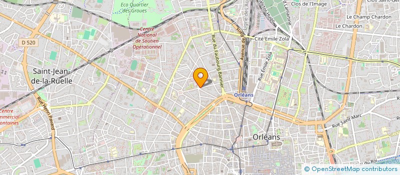 localisation de l'entreprise AC IMMO à ORLEANS