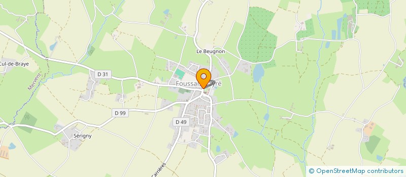 localisation de l'entreprise AC IMMO  FOUSSAIS-PAYRE