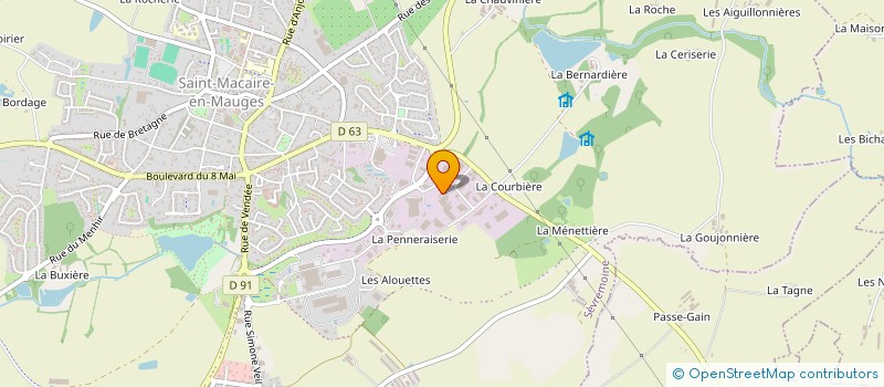 localisation de l'entreprise AC-IMMO à SEVREMOINE