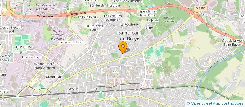 localisation de l'entreprise AC IMMO à SAINT-JEAN-DE-BRAYE