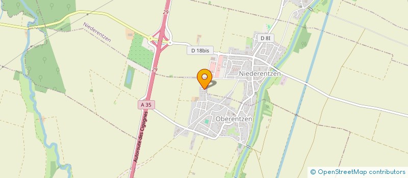 localisation de l'entreprise AC IMMO  OBERENTZEN