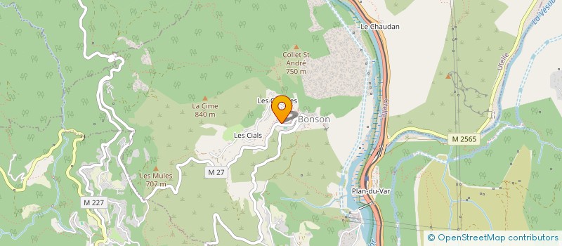 localisation de l'entreprise AC IMMO  BONSON