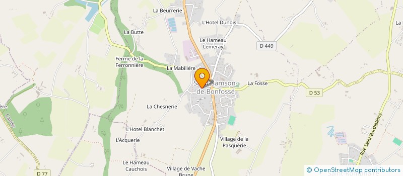 localisation de l'entreprise AC IMMO  BOURGVALLEES