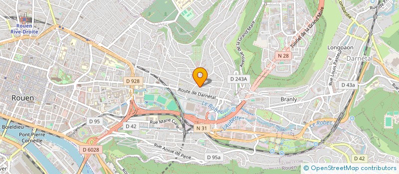 localisation de l'entreprise AC IMMO  ROUEN