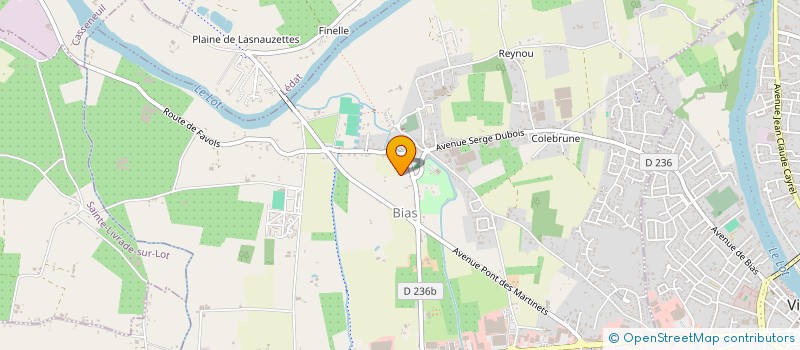 localisation de l'entreprise AC IMMO  BIAS