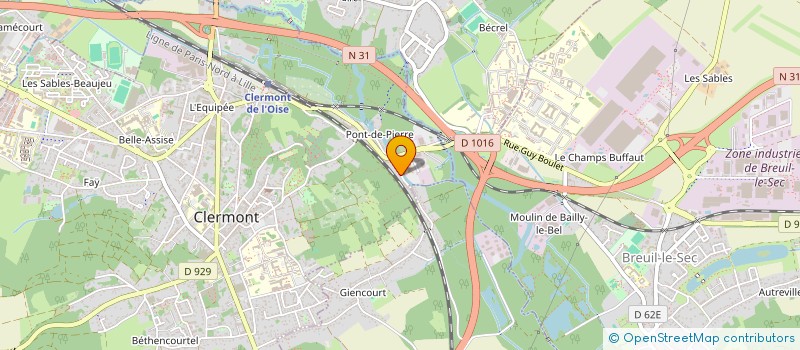 localisation de l'entreprise AC IMMO  CLERMONT