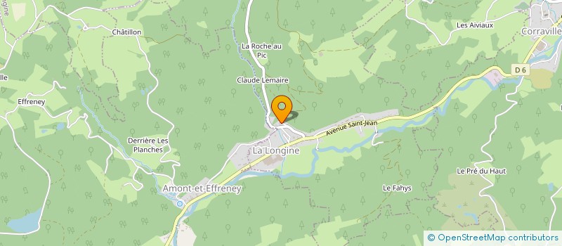 localisation de l'entreprise AC IMMO  LA LONGINE