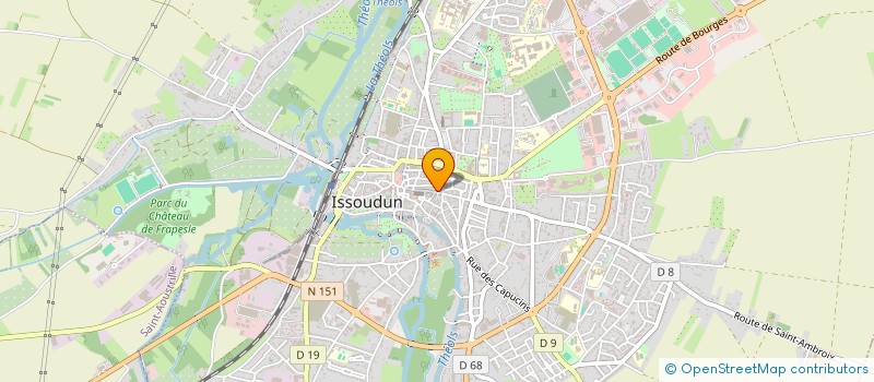 localisation de l'entreprise AC IMMO CENTRE à ISSOUDUN