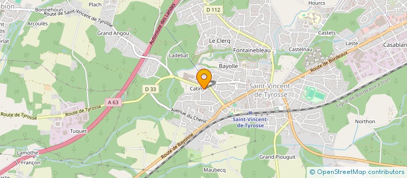 localisation de l'entreprise AC IMMO ONE  SAINT-VINCENT-DE-TYROSSE