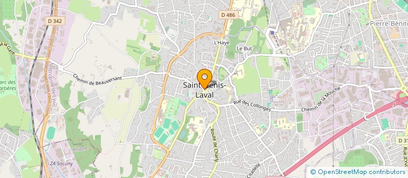 localisation de l'entreprise AC IMMOBILIER  SAINT-GENIS-LAVAL