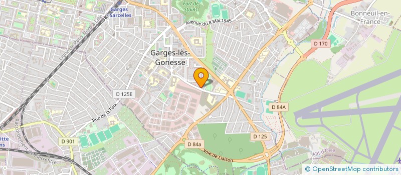 localisation de l'entreprise AC IMMOBILIER à GARGES-LES-GONESSE