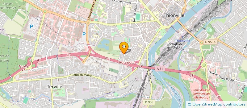 localisation de l'entreprise AC IMMOBILIER  THIONVILLE