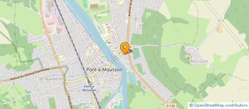 localisation de l'entreprise AC IMO  PONT-A-MOUSSON