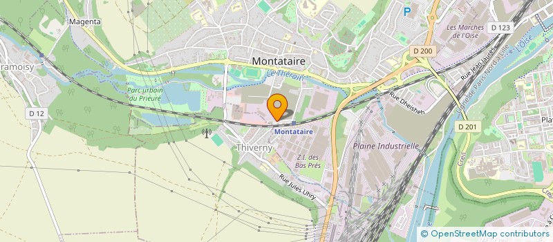 localisation de l'entreprise AC IMPORT  MONTATAIRE