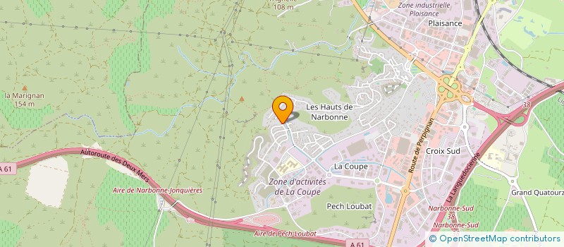 localisation de l'entreprise AC INSPIRATION  NARBONNE