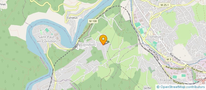 localisation de l'entreprise AC INVEST  SAINT-PAUL-EN-CORNILLON