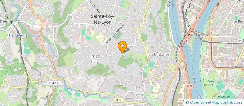 localisation de l'entreprise AC INVEST  SAINTE-FOY-LES-LYON