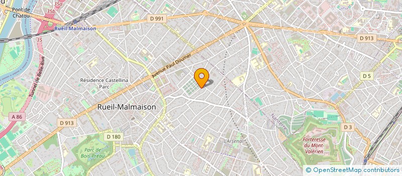 localisation de l'entreprise AC INVEST à RUEIL-MALMAISON