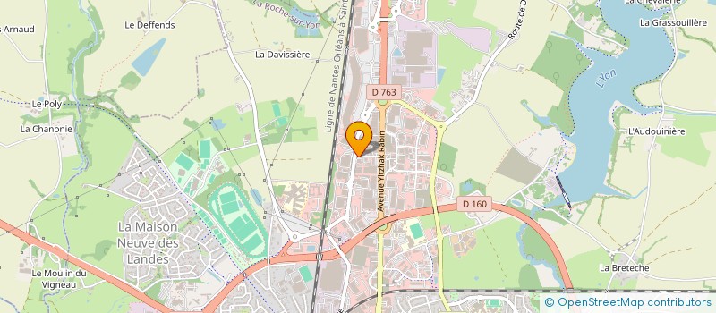 localisation de l'entreprise AC INVEST à LA ROCHE-SUR-YON