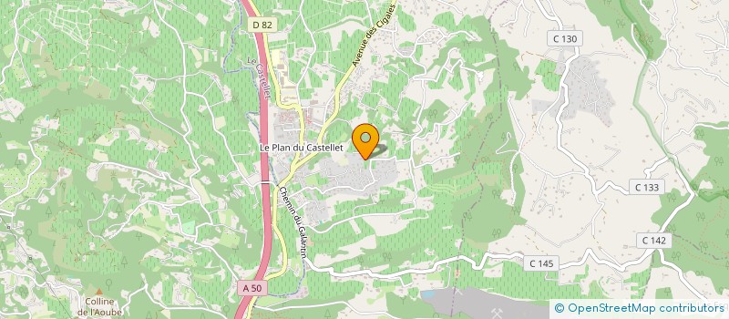 localisation de l'entreprise AC INVEST à LE CASTELLET