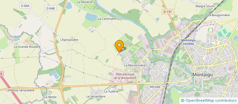 localisation de l'entreprise AC INVEST à MONTAIGU-VENDEE