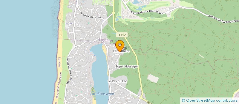 localisation de l'entreprise AC INVEST  SOORTS-HOSSEGOR