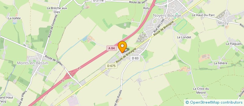 localisation de l'entreprise AC INVEST  VAL D'ARRY