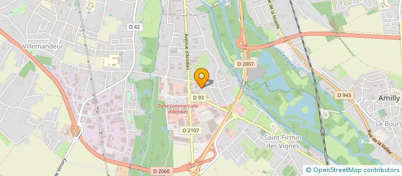 localisation de l'entreprise AC INVEST à AMILLY