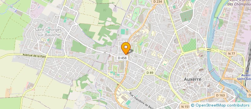 localisation de l'entreprise AC INVEST  AUXERRE