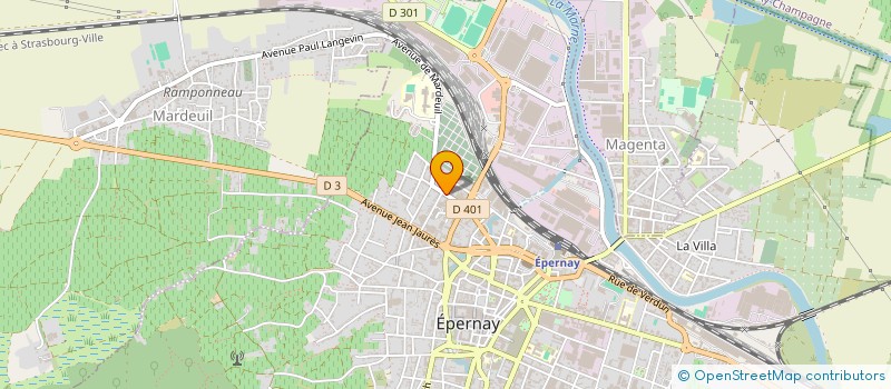 localisation de l'entreprise AC INVEST  EPERNAY