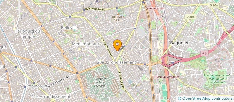 localisation de l'entreprise AC INVEST à PARIS
