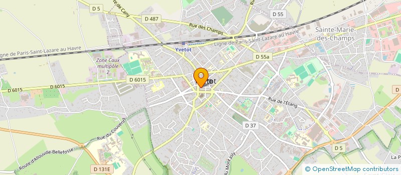 localisation de l'entreprise AC INVESTISSEMENTS  YVETOT