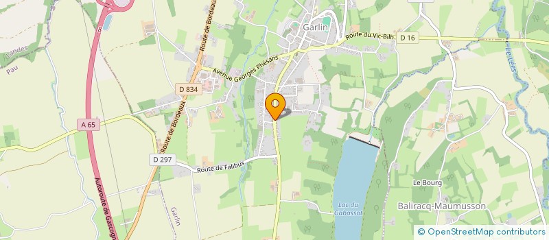 localisation de l'entreprise AC JEROME LASFARGUE  GARLIN