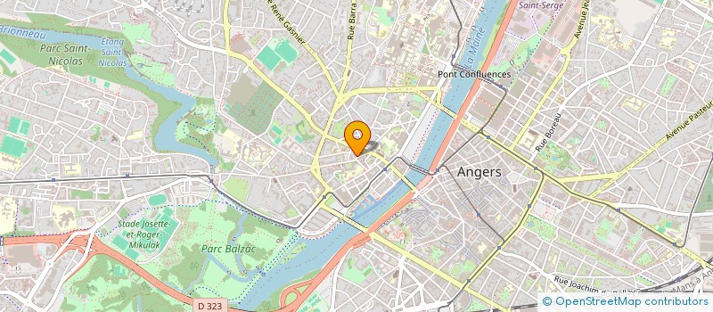 localisation de l'entreprise AC LADEGOURDIE à ANGERS