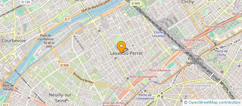 localisation de l'entreprise AC LEVALLOIS à LEVALLOIS-PERRET