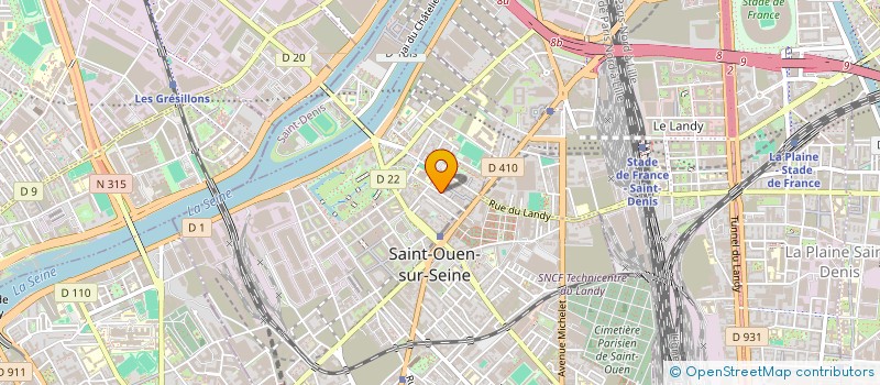 localisation de l'entreprise AC LOC  SAINT-OUEN-SUR-SEINE