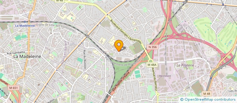 localisation de l'entreprise AC LOG à MARCQ-EN-BARŒUL